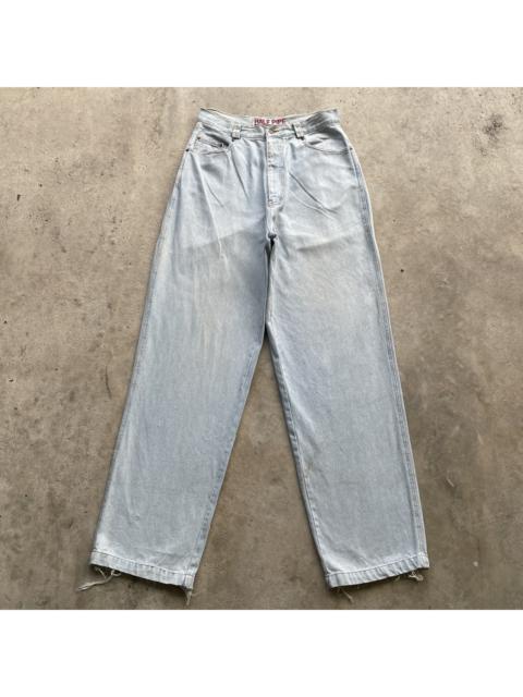 Other Designers Vintage - Vintage Half Pipe Sport Light Wash Baggy Jeans Pants Faded