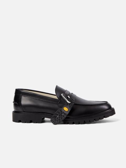 DUKE + DEXTER Vibram Black Carrarmato Lug Loafer - Men's