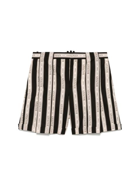 striped shorts