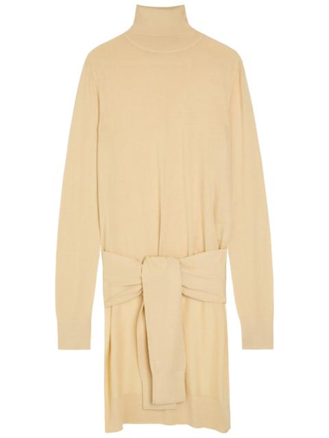 TOTEME Toteme Double-sleeve Wool and Silk-blend top