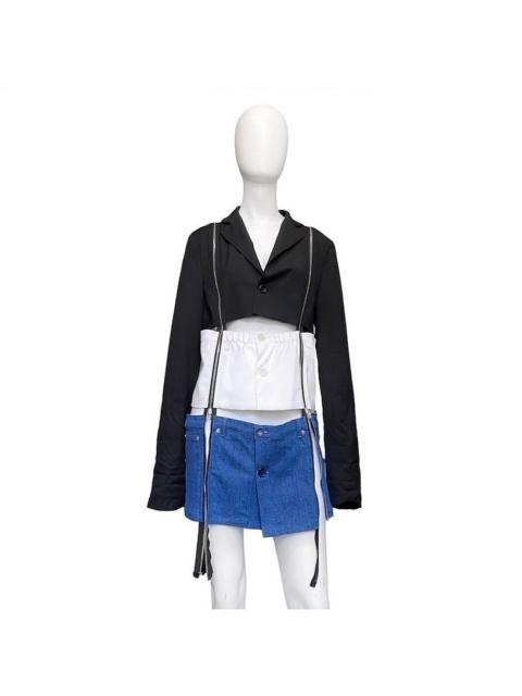 Other Designers zOthers - Hood By Air HBA ss16 deconstructed zipper blazer shirt jeans jacket S