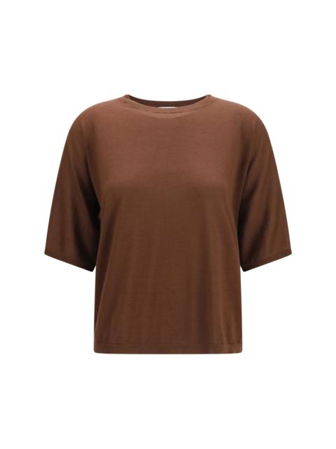 Brunello Cucinelli Brunello Cucinelli Women Short-Sleeve Cashmere And Silk Sweater