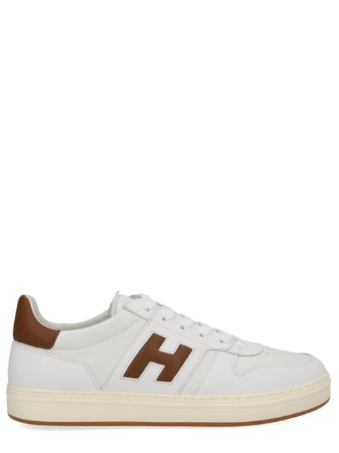 HOGAN "H-TV" LEATHER SNEAKER