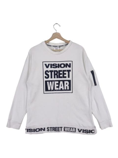 Other Designers Vision Streetwear - Vision StreetWear Big Logo Sweatshirt Crewneck