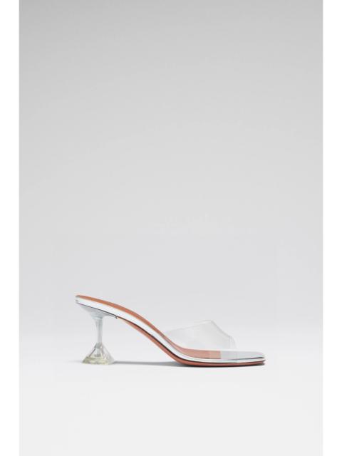 Amina Muaddi LUPITA GLASS SLIPPER 70 TRANSPARENT PVC