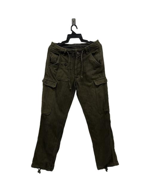 Other Designers JAPANESE BRAND GOGMAGOG ZIPPER PUNK SYLE CARGO PANTS