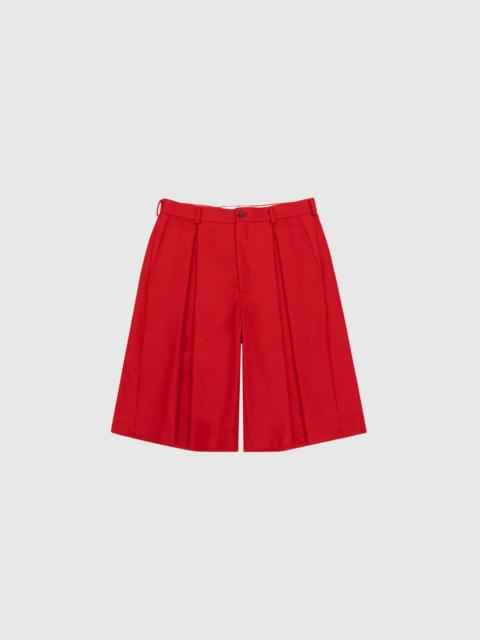 Comme des Garçons Homme Plus WOOL FLANNEL SHORTS