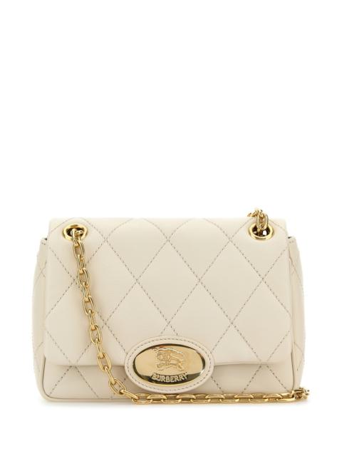 Burberry Ivory leather small Strand shoulder bag