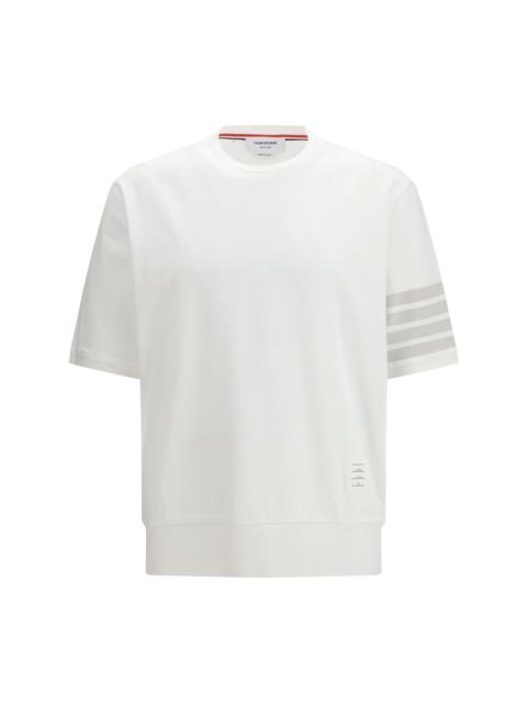Thom Browne Thom Browne 4-bar Cotton Jersey T-shirt
