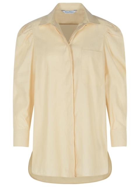 Max Mara Max Mara 'Faraday' Cream Cotton Shirt Women