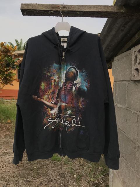 Other Designers Band Tees - Y2K LIQUID BLUE JIMI HENDRIX HOODIE
