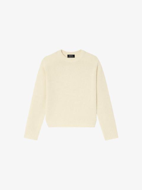A.P.C. SHORT CREW NECK SWEATER