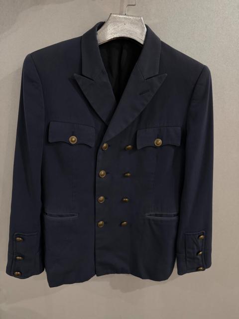 Comme des Garçons Homme Comme des Garcons Homme Double-Breasted Navy Blazer