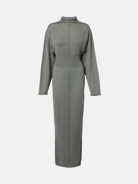Rick Owens Con virgin wool maxi dress