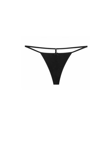 Cou Cou The Tanga: Cotton Jersey Black