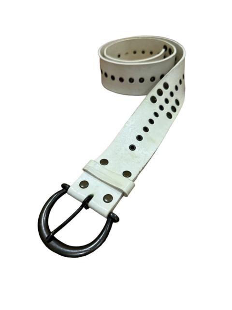 Other Designers Genuine Leather - LAUTREAMONT METAL HARDWARE STUDDED LEATHER BELT