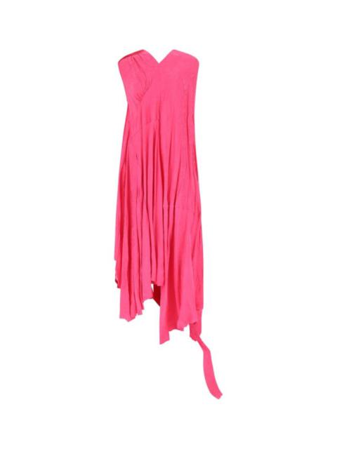 Balenciaga Woman Two-Tone Viscose Dress