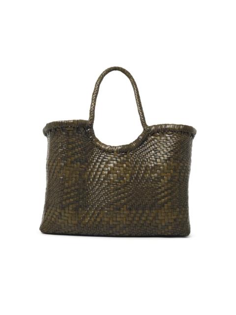 DRAGON DIFFUSION Dragon Diffusion 'Nantucket Optical' Khaki Leather Bag Women
