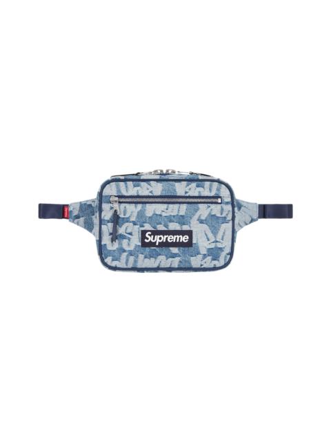 Supreme Supreme Fat Tip Jacquard Denim Waist Bag 'Blue'