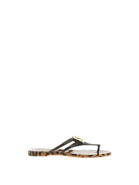 Dolce & Gabbana DOLCE&GABBANA Beachwear Brown Slides New & Authentic (Women'