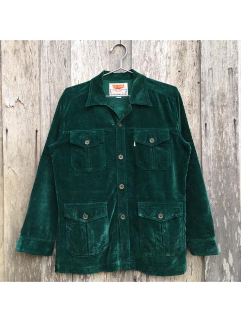 Other Designers Vintage - Big John Button Up Velvet Jacket