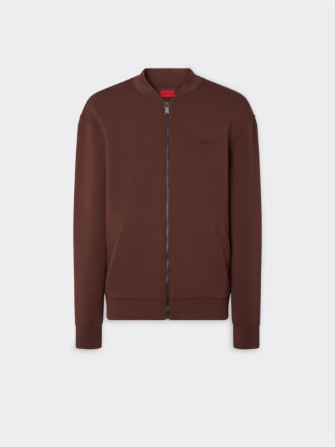 Ferrari Bomber sweatshirt in scuba fabric