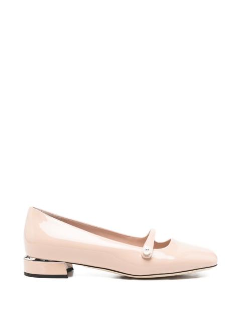 JIMMY CHOO Jimmy Choo Women Elisa Patent Leather Ballet Flats