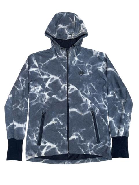 Other Designers Quiksilver Lightning Zip Hoodie Rare Abstract Print