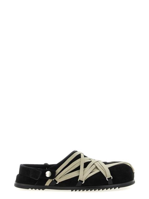 Rick Owens 'Megalace Mule Granola' sabots