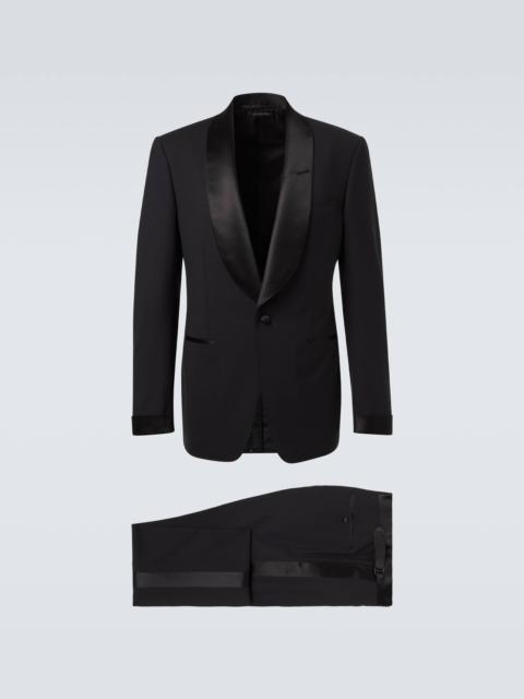Wool-blend tuxedo