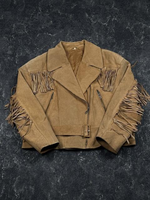 Other Designers Cowboy Equipment - Vintage 90s American Cowboy Style Leather Jacket