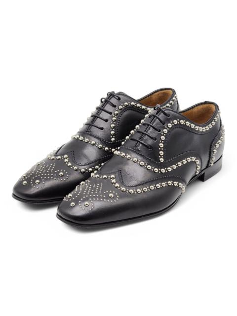 Christian Louboutin Charlie Clou Studded OxfordS - Leather - Black 42 9US $1395