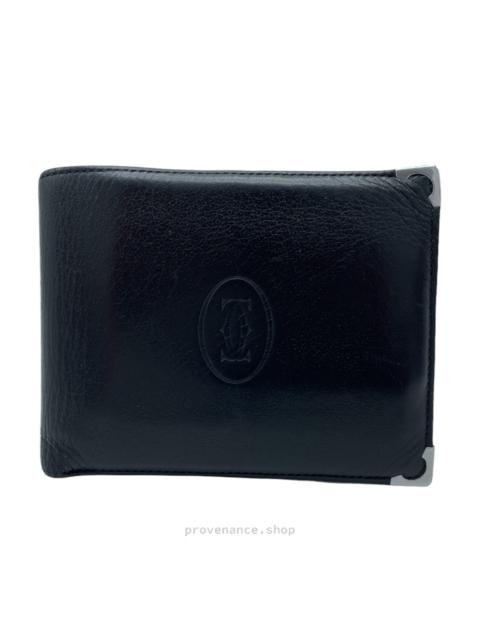 Cartier Cartier Bifold Wallet - Black & Burgundy Calfskin