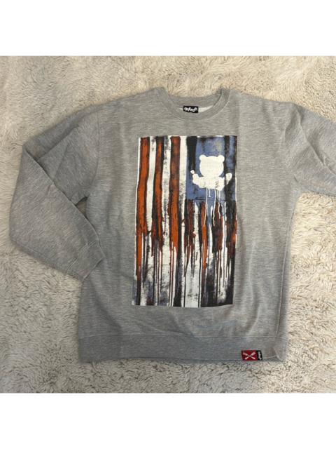 Other Designers Entree Misunderstood Patriotic American Flag Streetwear Crewneck Sweatshirt