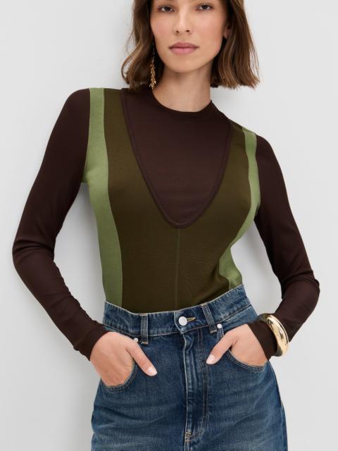 ULLA JOHNSON Annete Jersey Long SleeveTop