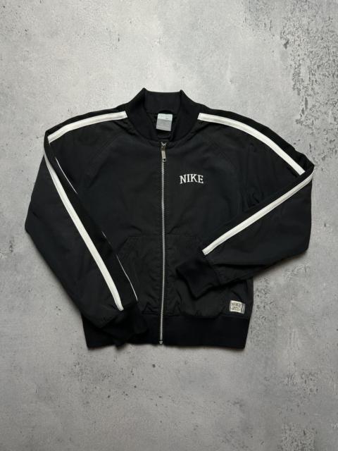 Vintage Nike Bomber West Coast Swoosh Logo y2k 00s Zip-Up