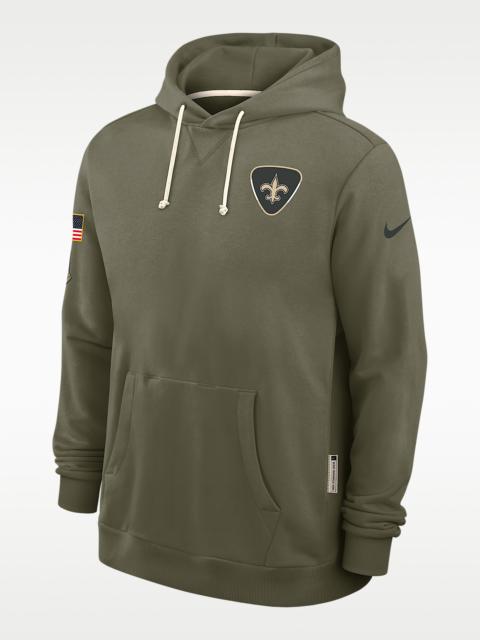 Nike New Orleans Saints Salute to Service Sideline Dominant Force Men's Nike Dri-FIT NFL Pullover Hoodie