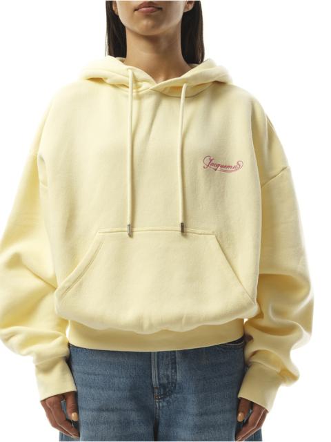JACQUEMUS Le Hoodie Corto Uni Club in Beige