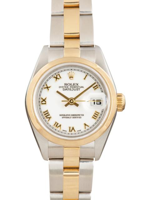 ROLEX Lady Rolex Datejust 79163 White Roman Dial