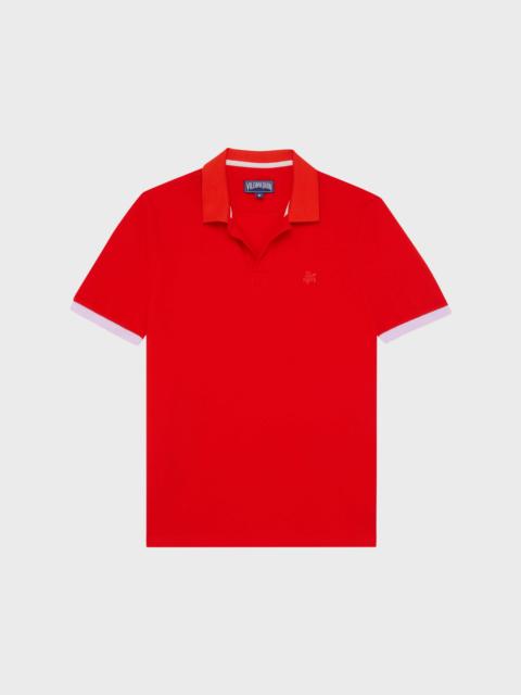 Vilebrequin MEN COTTON PIQUE POLO SHIRT SOLID
