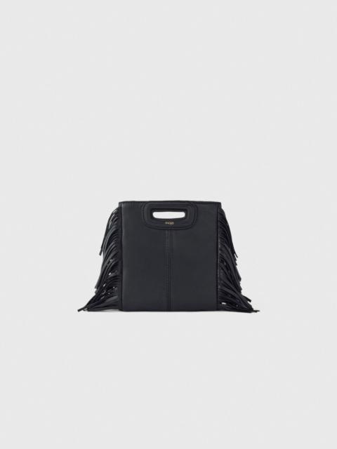 maje Leather bag with chain strap