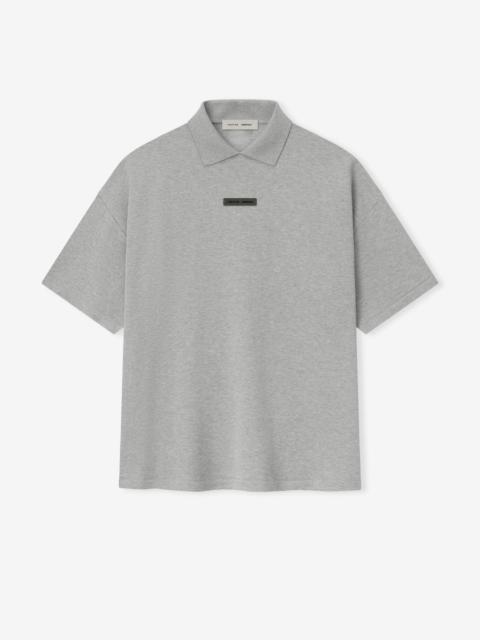 ESSENTIALS 90S Fit Pique Short Sleeve Polo
