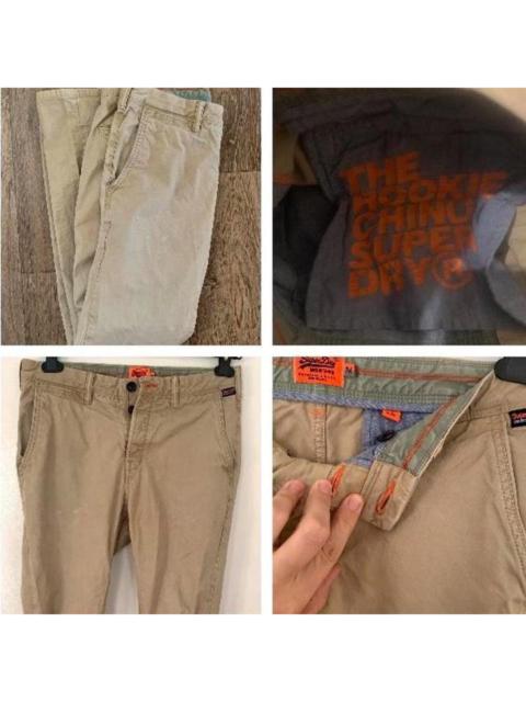 Other Designers Superdry Men's Tan and Khaki Trousers