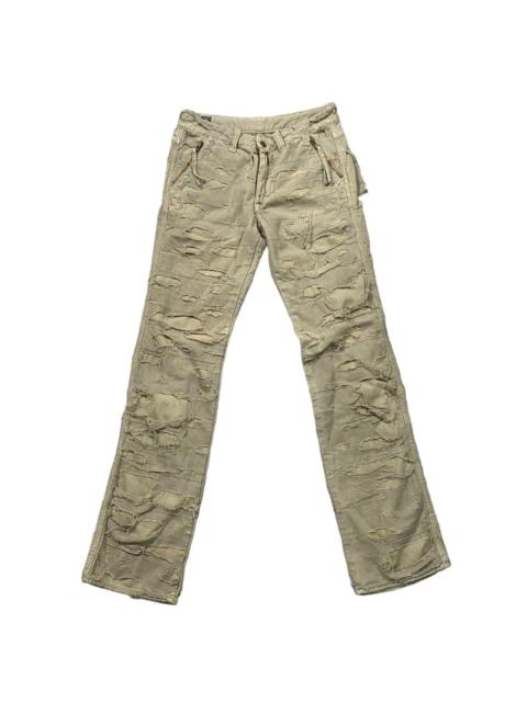 Other Designers If Six Was Nine - Vintage Bartack Distressed Pants S Size
