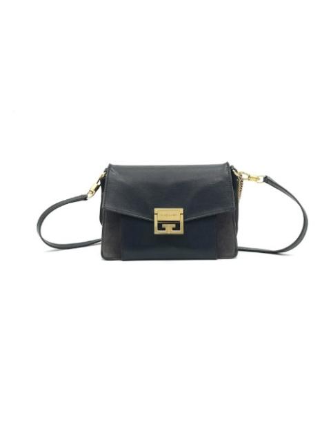 Givenchy Givenchy Black Leather GV3 Chain Crossbody Small
