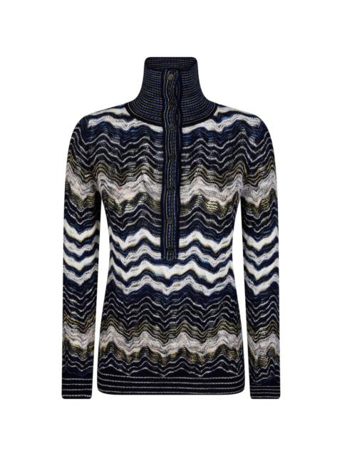 Missoni Missoni Women Zig Zag Motif Polo Shirt