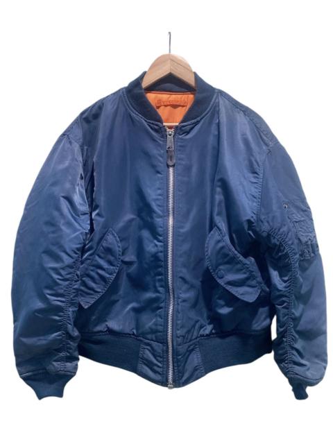 ALPHA INDUSTRIES Vintage Alpha industries Ma-1 Bomber Jacket Navy Blue