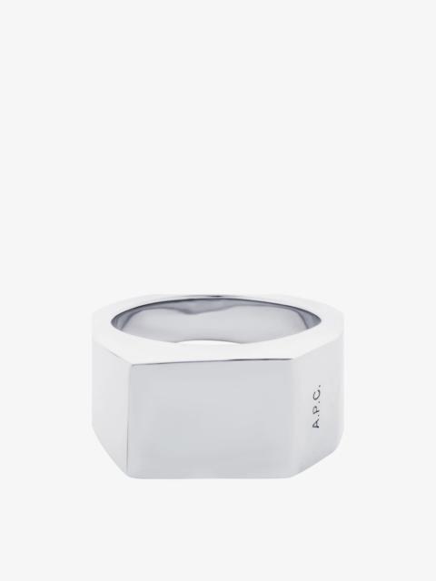 A.P.C. MINIMAL SIGNET RING