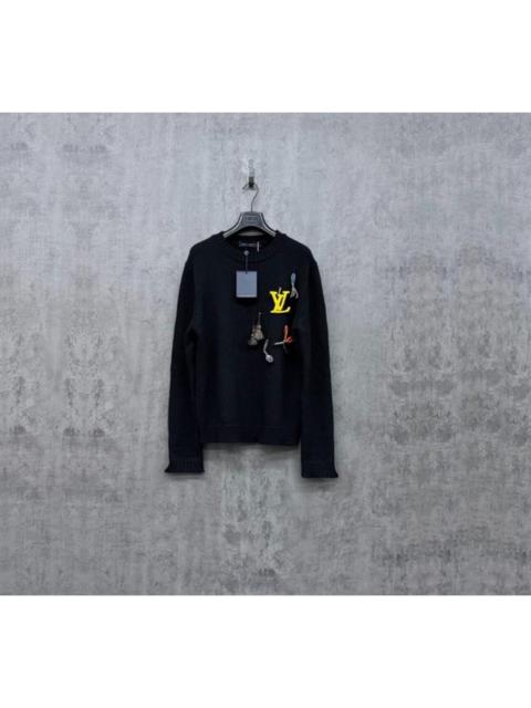 Louis Vuitton Louis Vuitton Heavyweight Sweater with Beaded Logo
