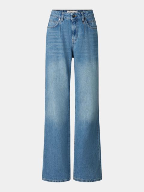 BOGNER Straight fit jeans Dina in Light Denim Blue